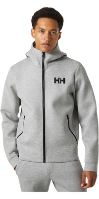 2026 Helly Hansen Herre HP Ocean Sailing Full Zip Jacket 2.0 34264 - Grey Melange