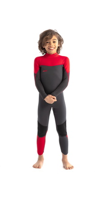 2026 Jobe Junior Boston 3/2mm Back Zip Våddragt 3035210 - Rød