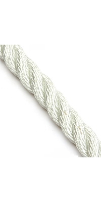 Kingfisher Fortøjning / Forankring Af 3 Streng Nylon Reb Hvidt N3w1 - Pris Pr. Meter