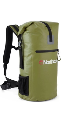 2026 Northcore 30L Vandtæt Rygsæk Til Transport N30LWHBP - Olive Green
