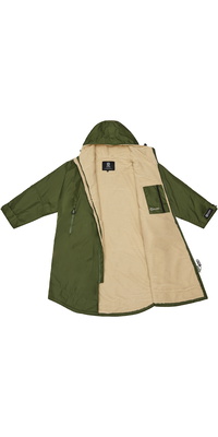 2026 Nyord Primaloft Udendørs Morgenkåbe ACC0005 - Khaki / Ecru