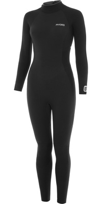2025 Nyord Kvinder Furno 3/2mm Back Zip Gbs Våddragt Fbw32001 - Sort