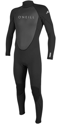 2025 Oneill Mænd Reactor Ii 3/2mm Back Zip Våddragt 5040 - Sort