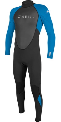 2025 Oneill Mænd Reactor Ii 3/2mm Back Zip Våddragt 5040 - Sort / Ocean
