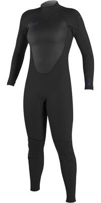 2026 ONeill Kvinder Epic 5/4mm Back Zip Våddragt 4218B - Black