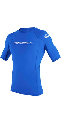 2026 Oneill Grundlæggende Skins Kortærmet Crew Lycra Vest 3341 - Pacific