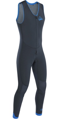 2026 Palm Blaze 3mm GBS Front Zip Long John Våddragt 12230 - Jet Grey