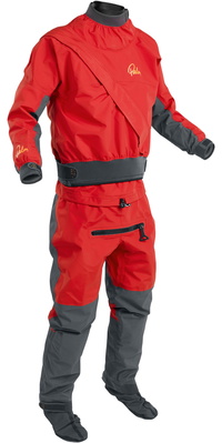 2025 Palm Cascade Front Zip Tørdragt Til Kajak 11741 - Til Mænd Flame Red