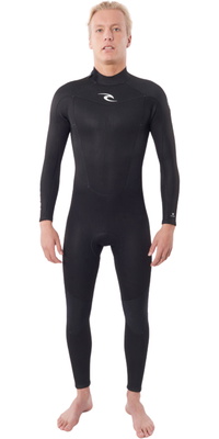 Rip Curl Freelite 3/2mm Back Zip Våddragt 119MFS - Til Mænd Black