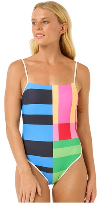 2025 Rip Curl Dame Las Dalias Good One Piece 0NVWSW - Multico