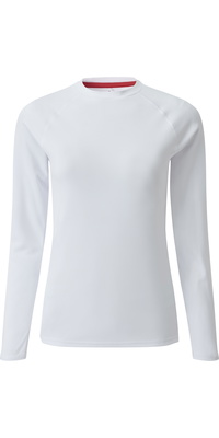 2026 Gill Damer Langærmet Uv Tec Tee Hvid Uv011w