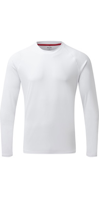 2026 Gill Langærmet Herre Uv Tec Tee Hvid Uv011