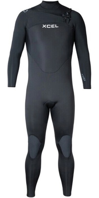 2026 XCEL Herre Axis 3/2mm Chest Zip Våddragt MN32ZAX4 - Black