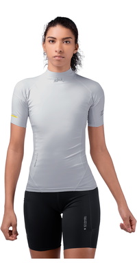 Zhik Eco Spandex UPF50+ Kortærmet Top Til Kvinder DTP-0067-W-PLT - Platinum