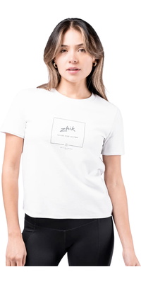 Zhik Bomuldstee Med Logo Til Kvinder TEE-0731-W-WHT - White