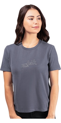 Zhik Bomuldstee Med Logo Til Kvinder TEE-0733-W-NVY - Navy
