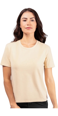 Zhik Bomuldstee Med Logo Til Kvinder TEE-0733-W-SND - Sand