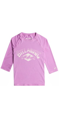 Billabong Piger Surf Dayz UV50 Kortærmet Lycravest EBGWR03001 - Bright Orchid