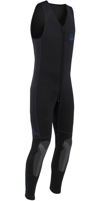 2025 Palm Inferno 5mm Dobbelt Foret Neopren Front Zip Long John Wetsuit Sort 10479p