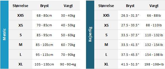 Helly Hansen Rider Vest 19 Mens Størrelsesskema